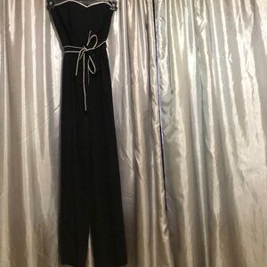 Black H&M Sweetheart Jumpsuit